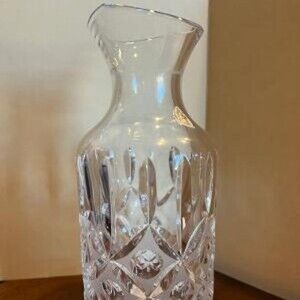 Vintage German Bleikristall 9" Wide Mouth Decanter Without Stopper